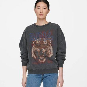 Anine Bing Tiger Sweatshirt Size Small